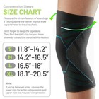 2 Pack Copper Knee Brace Knee Compression Sleeve Support Knee Pain Workout M - L