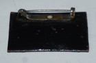 Vtg Metal Enamel Splatter Abstract Pin Brooch Artist Studio Made 1 1 2  X 1 