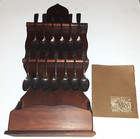 International Silver 13 Original Colonies Bicentennial Spoon Collection Display