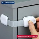 10 Pack Baby Safety Cabinet Locks Child Proof Adjustable Proofing Drawer Fridge
