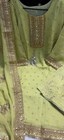 Indian Pakistani Traditional Mehndi Wedding Party Wear Salwar Kameez Suit M New