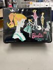 Barbie Vintage Lunch Kit 1962 Black Vinyl Ponytail Lunchbox Rag21