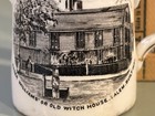 C 1900 Old Witch House C 1631 Salem Ma Souvenir China Pitcher