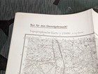 Wwii German Wehrkirchen Wehrmacht Map 1942 Army Military Original Vintage 1940s