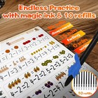 4 Magic Grooved Writing Practice For Kids - English Pre K Tracing Practice Bo   