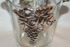 Vtg Arthur Court Grapes And Vines Embossed Metal Ice Bucket Wine Cooler 2002
