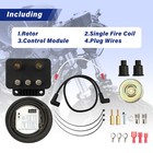 Single Fire Programmable Ignition Coil Kit 53-660 For Evo Big Twin Xl Sportster