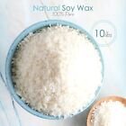 Natural Soy Candle Wax Bulk For Candle Making 10 Lbs  Premium Soy Wax Flakes Kit