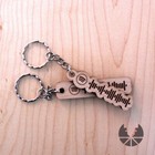 Custom Wood Keychain Personalized Laser Engraved With Your Favourite Song