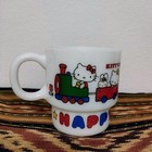 Hello Kitty Milk Glass Mug 1976 Vintage Rare Unused Original Item Sanrio Japan