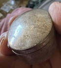 Vtg Sterling Silver Taxco Mexico Pill Box Oval Shape Read