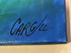 Griffey Jr 2012 Christopher Cargill Original Acrylic On Canvas Lithograph 