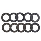Black Rubber Washer Sealing Gasket Flat Round Ring Washers Heat Resistance