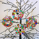 12 Sets Christmas Craft Kits Holiday Crafts Diy Christmas Wreath Ornaments Decor