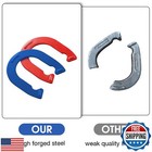 Popohoser Horseshoes Outside Game  Horseshoes Outdoor Games Set Heavy Duty St
