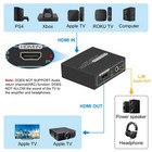 Hdmi Audio Extractor 4k With 3 5mm Aux Stereo And L r Rca Out Converter Adapt   
