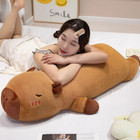 1pc 23in-39in Kawaii Giant Capybara Plush Doll Pillow With Soft Cotton Filling