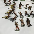 Huge 90  Piece Lot 1930 s-1940  Lead Cowboy And Indians Figurines