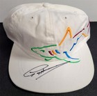 Greg Norman Signed The Shark Brand Golf Hat Autograph   Jsa