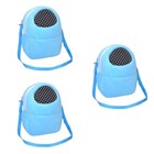  3pcs Pet Carry Backpack Cotton Velveteen Packsack Breathable Bag Portable Nest