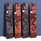 4 Pcs Dragon Bookmark Gift  Wood Bookmark For Men  Cool Book Marks Fantasy Gift