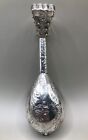 Antique Dutch Silver Lute Scent Bottle  London 1891 Import Marks