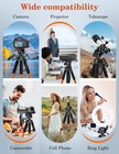 Heavy Duty 75  Camera Tripod Stand W  Phone Holder For Dslr Canon Nikon Sony