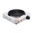 Single Burner 5 5  White Electric Hot Plate Portable Compact Countertop