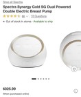 Spectra Sg Portable Breast Pump - Gold  mm011450 