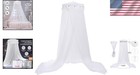 Bed Canopy For Girls Princess Bed Curtain Net Round Lace Dome White