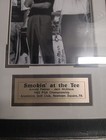 Jack Nicklaus Arnold Palmer    smoking At The Tee  Signed Framed