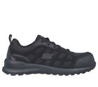 Skechers Black Shoe Women Work Memory Foam Slip Resistant Comp Toe Eh Safe 77289