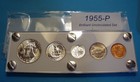 1955 Mint Silver Set Of U s  Coins Lustrous Choice To Gem Brilliant Uncirculated