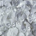 Chenkou Craft 60pcs Mini Satin Ribbon Bows Flowers 1  X3 4  Appliques Diy Cra   