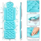 Bathtub Pillow Full Body  Luxury Bath Cushion For Tub With 160 Suction Cups  Bat