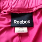 Reebok Girls Pink Solid Athletic Running Shorts Drawstring Elastic Waist M