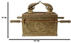 Golden Ark Of The Covenant With Cherubim Angels Decorative Box 9 5 l  1 8 Scale 