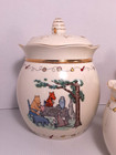 Lenox Pooh Honey Pot Canisters Set Of 3 Fine Ivory China  2005  Disney