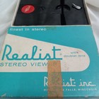 Vintage Realist Slide Photo Stereo Viewer Model 2061 W  Box works double Lens