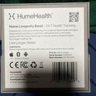 Hume Band 1 0 Fitness Longevity Health Tracker Waterproof Free Ai App - Black