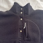 The North Face Denali Black Fleece Snap Front Jacket W  Pockets Women   s M