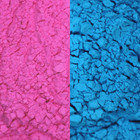 Burnout Black-out 4 Lbs Holi Powder - 2 Lbs Ea  Pink And Blue For Gender Reveals