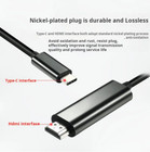 Usb-c To Hdmi Cable 6ft - 4k Heavy-duty Thunderbolt 3 To Hdmi Adapter