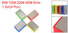 4pack Diamond Polishing Pad Set 60  100  200  400  Grits