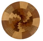 Beautiful Handmade Wood Turned Segmented Bowl Signed
