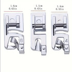 3pcs Narrow Rolled Hem Presser Foot Set 3mm 4mm 6mm Sewing Machine Hemming