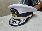 New Wwll Us Navy Officer Hat   Us Navy Admiral Cap Repro In All Sizes