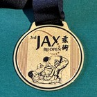 Jax Bjj Open Brazilian Jiu Jitsu Tournament 3rd Place Medal Gold Blk Est 2006 Fl