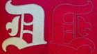 Vintage Early 1900s University Of Dayton Flyers Football Pennant Sewn Letters 