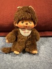 Vtg 1974 Sekiguchi Monchhichi Baby Girl  Monkey Plush Toy Doll 5 Inch